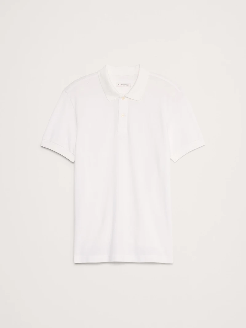 Sun-Faded Pique Polo