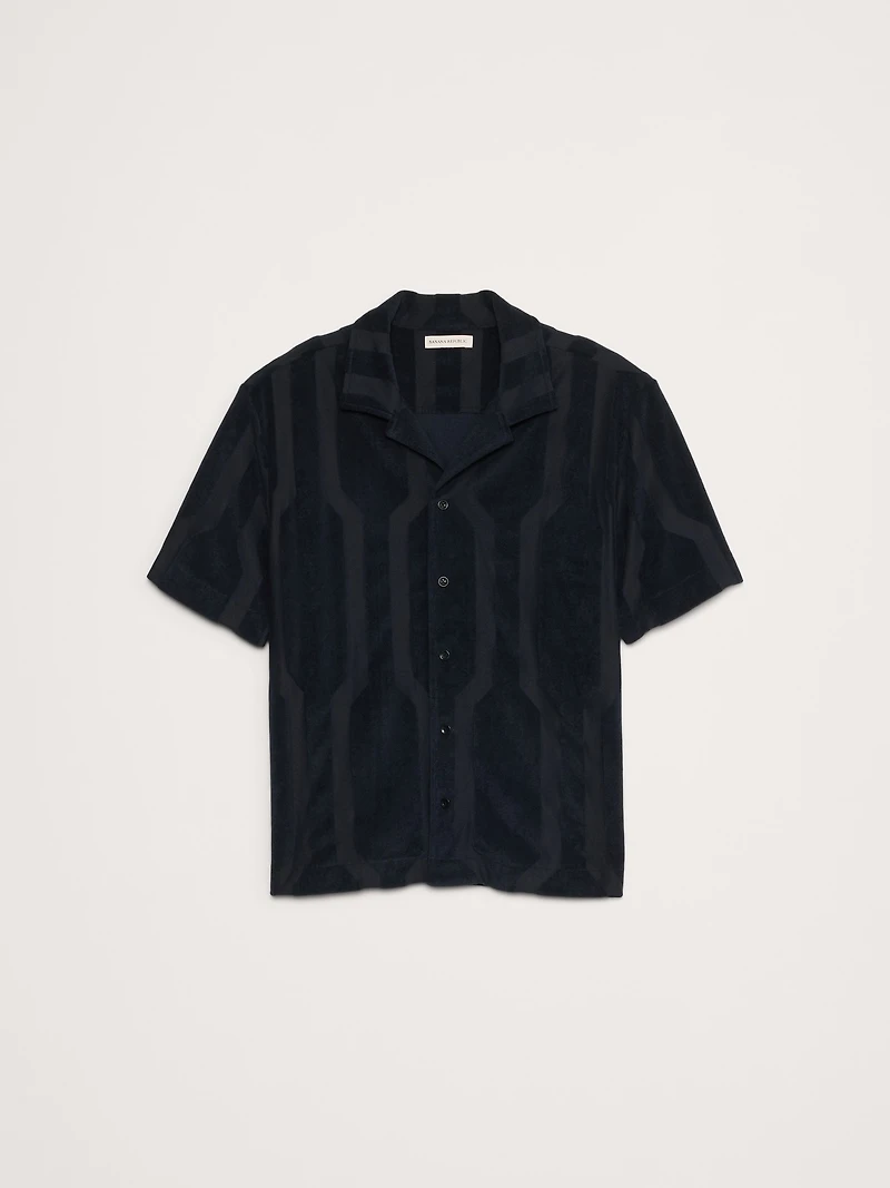 Textured Terry Resort Shirt