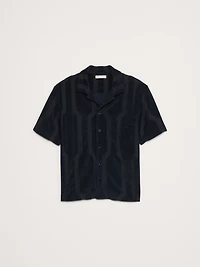 Textured Terry Resort Shirt