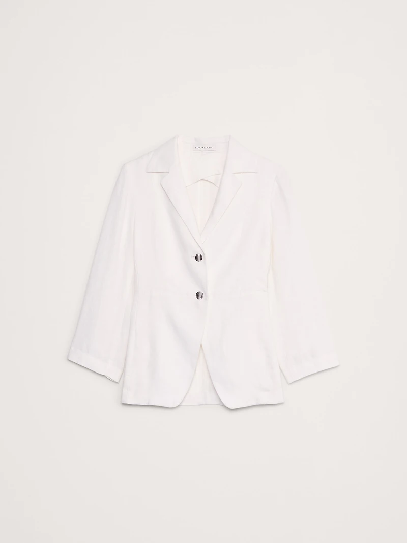 Slim Linen Blazer