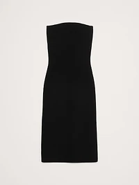 Sculpted Ribbed Strapless Dress