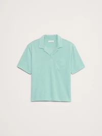 Ribbed Terry Polo