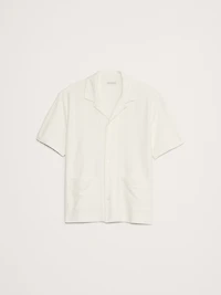 Terry Stripe Resort Shirt