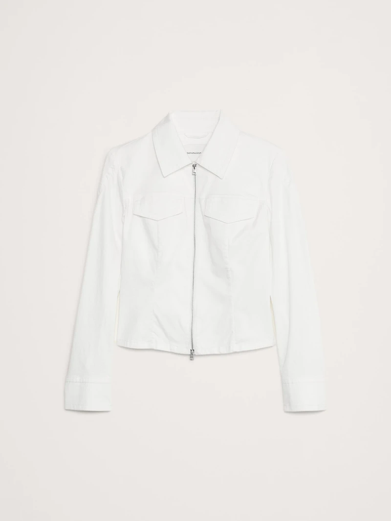 Stretch-Cotton Poplin Garage Jacket