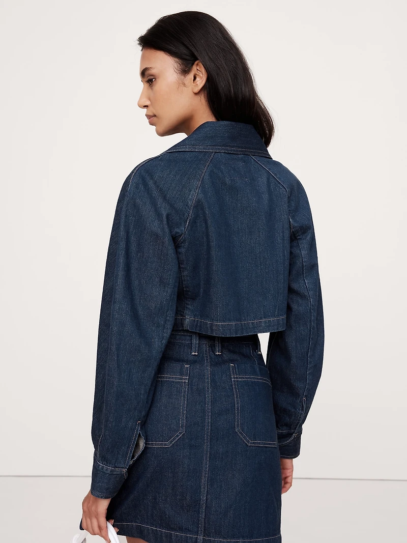 Ultra-Cropped Denim Jacket