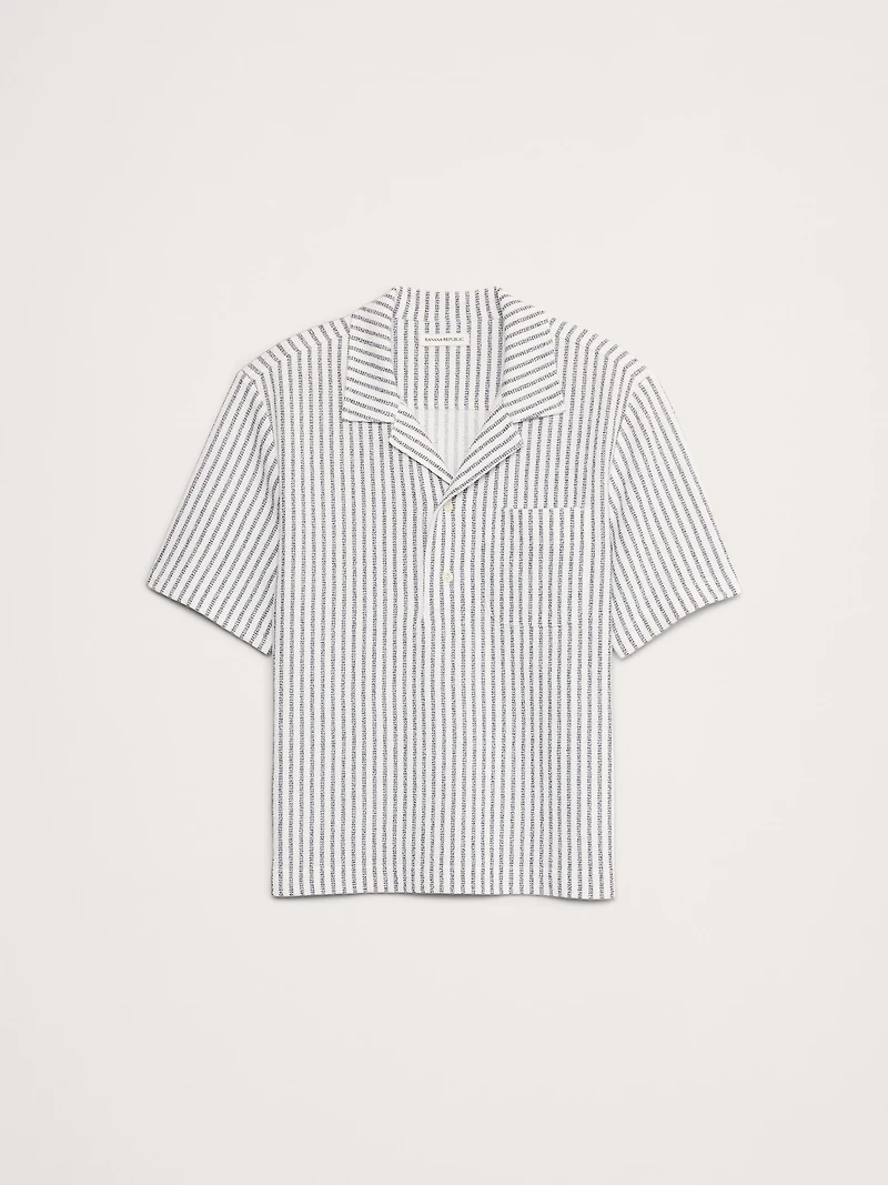 Stripe Terry Polo