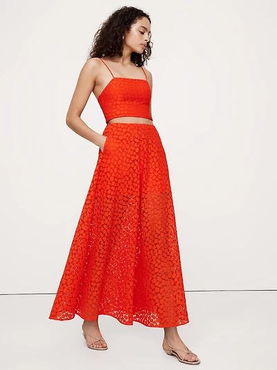 Lace Maxi Skirt