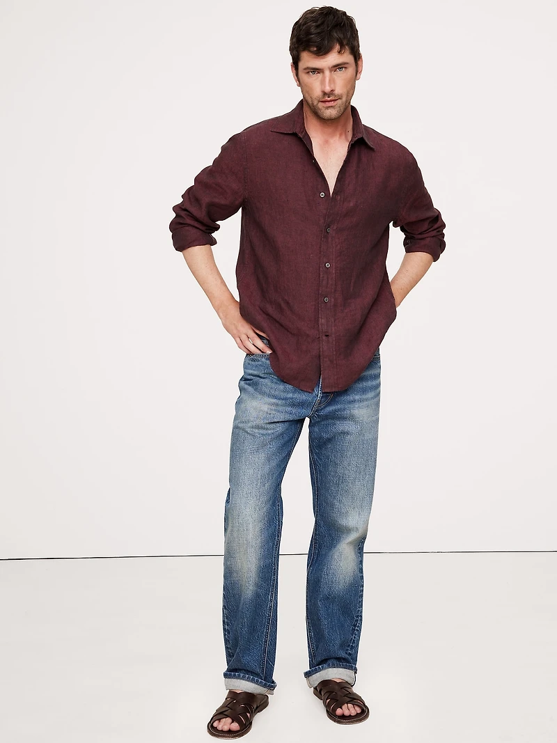 Standard-Fit Linen Shirt