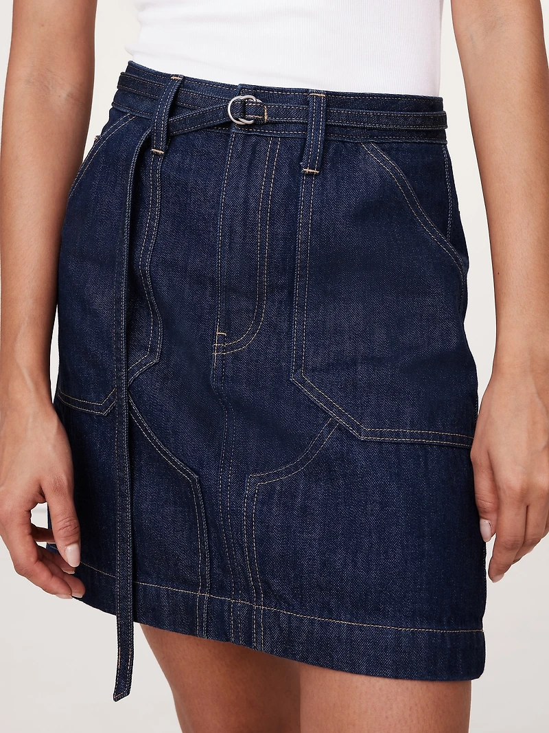 Denim Mini Skirt