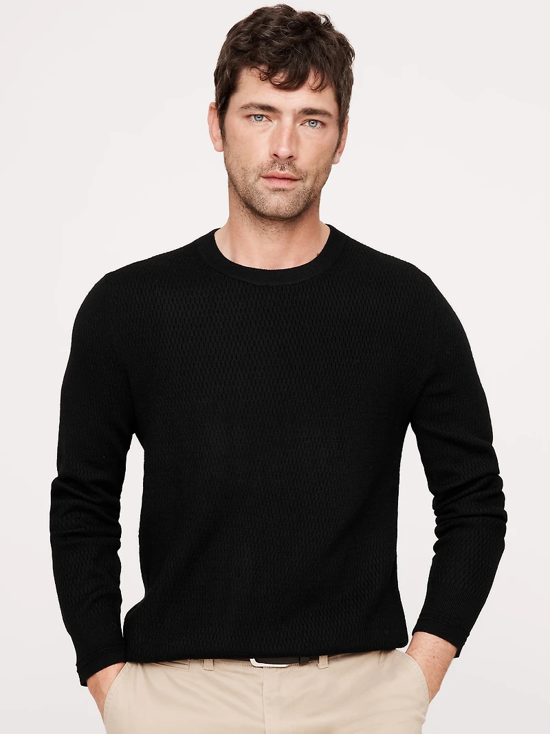 Merino Thermal Crew-Neck Sweater
