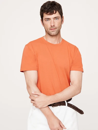 Lightweight Cotton Crew-Neck T-Shirt