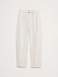 High-Rise Barrel Tencel™-Linen Pant