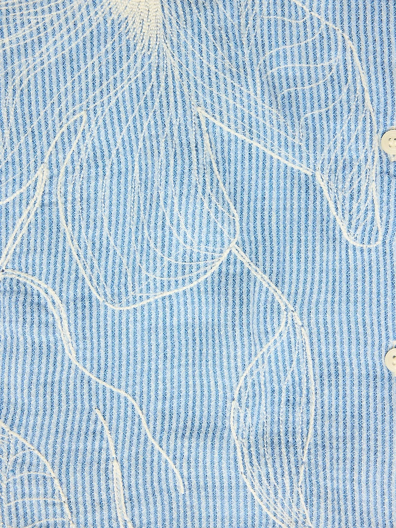 Standard-Fit Embroidered Resort Shirt