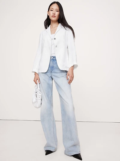 Slim Linen Blazer
