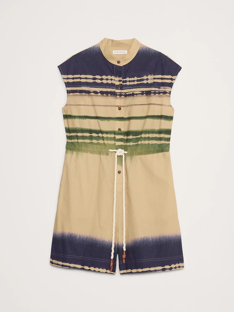 Cotton Poplin Romper