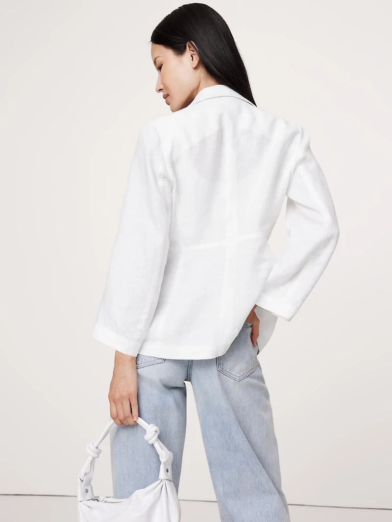 Slim Linen Blazer