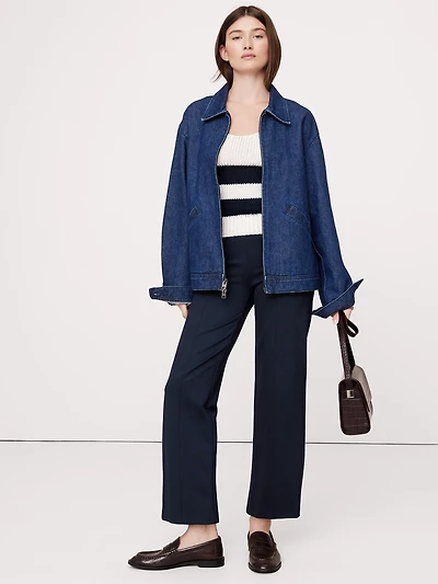 Straight Everywhere Ponte Ankle Pant