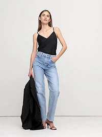 Strappy Viscose-Wool Tank