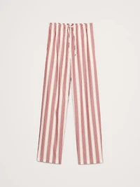 Cotton Poplin Pull-On Pant