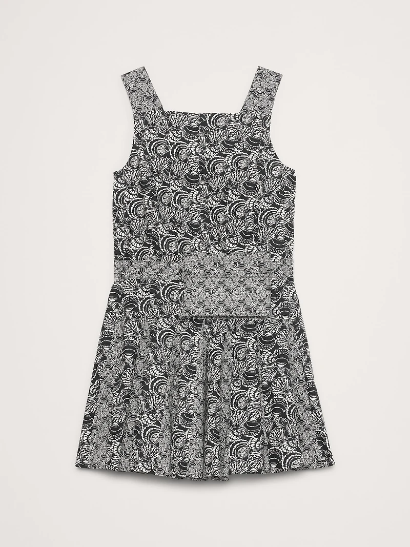 Cotton Poplin Mini Dress with Belt Bag