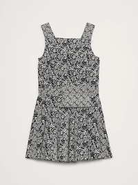 Cotton Poplin Mini Dress with Belt Bag