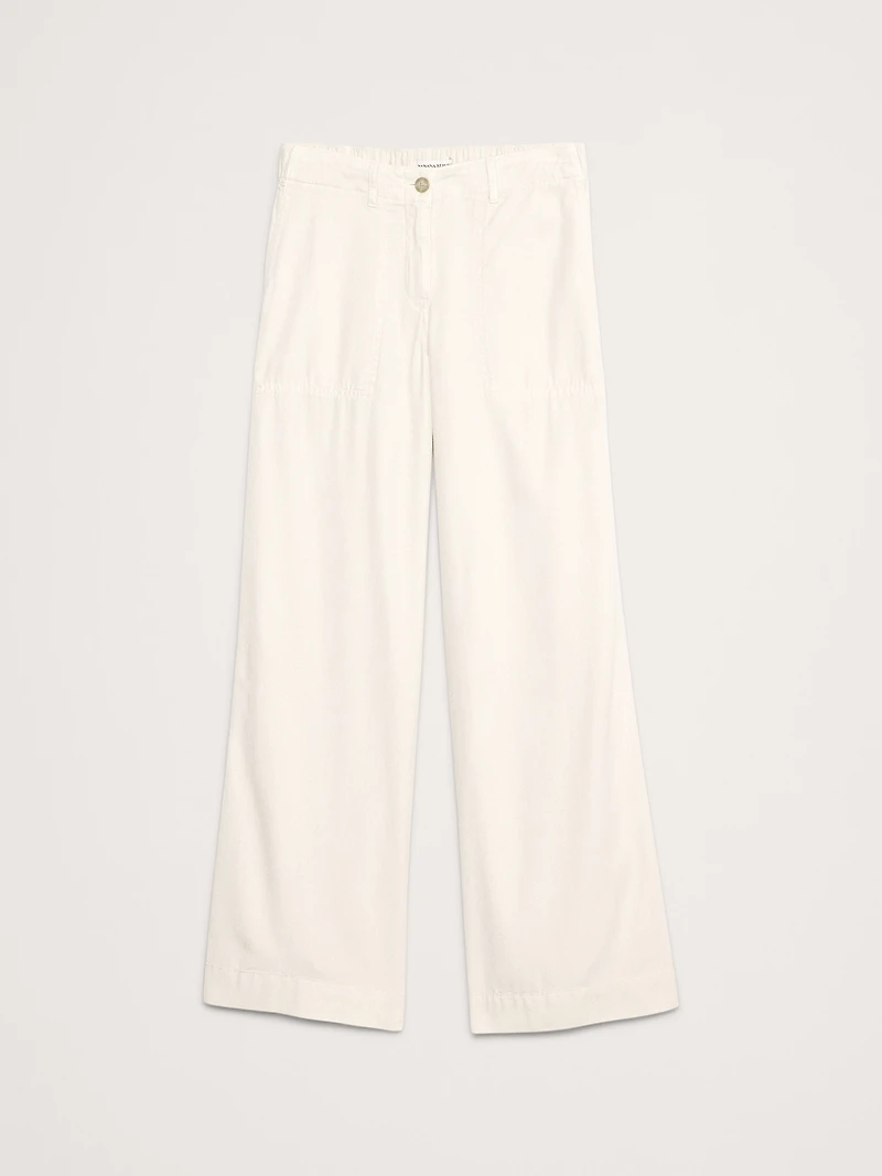 Super-Soft Soma Mid-Rise Wide-Leg Pant