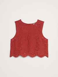 Tencel™-Linen Eyelet Tank