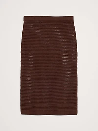 Cotton Crochet Mesh Skirt