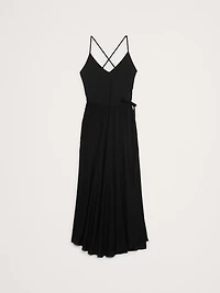 Cross-Back Jersey Maxi Dress