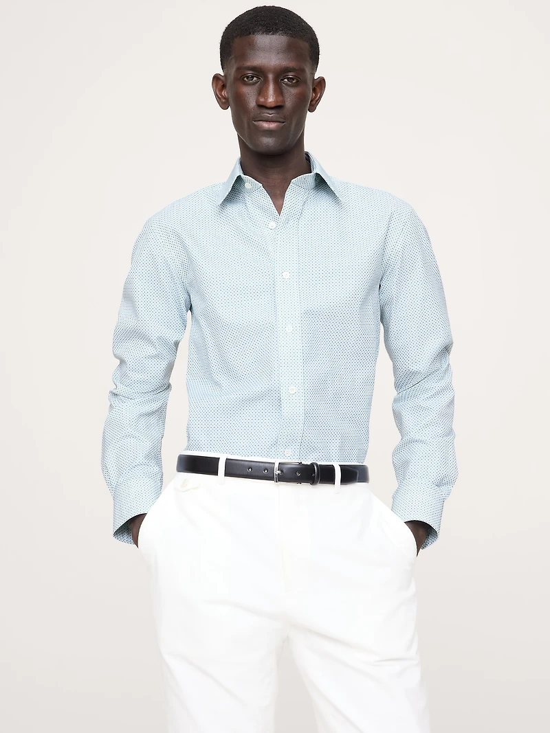 Slim-Fit Wrinkle-Resistant Dress Shirt
