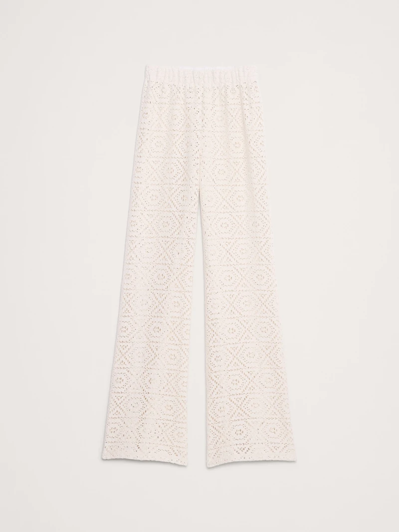 Flared Italian Lace Beach Pant