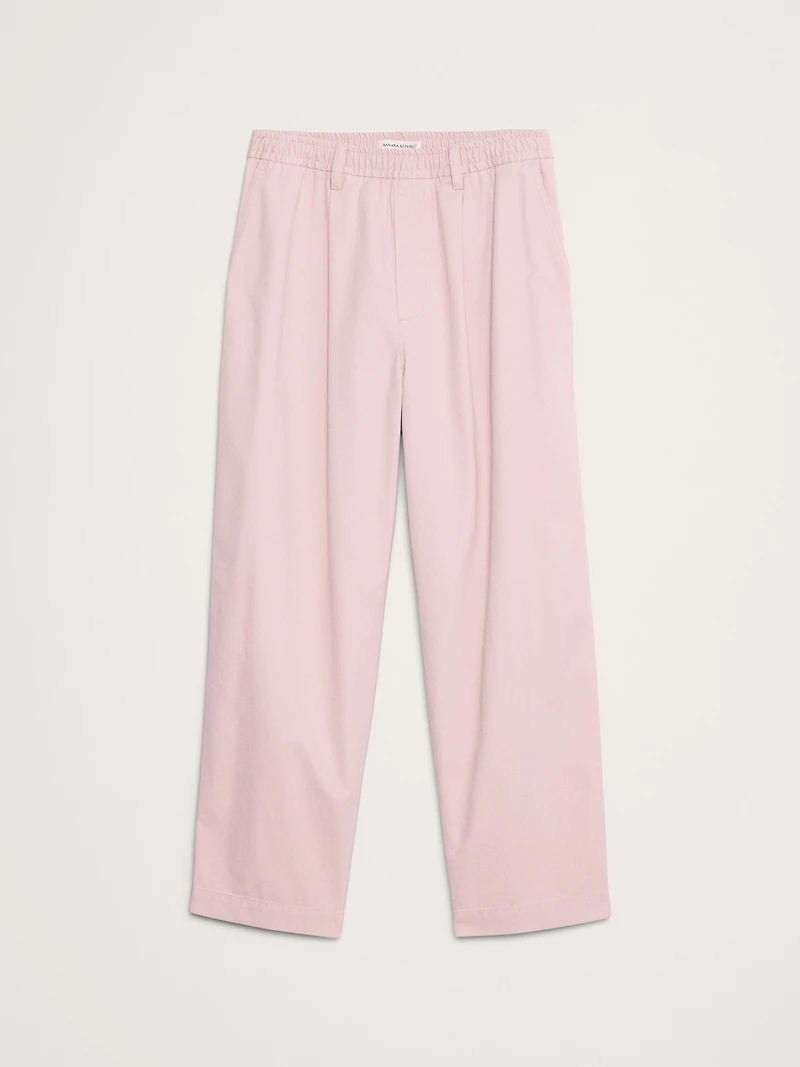 Loose Lightweight Cotton Pull-On Pant