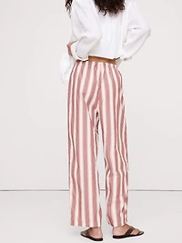 Cotton Poplin Pull-On Pant