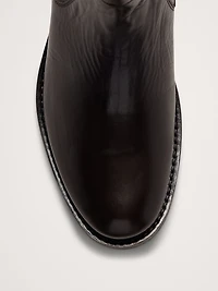 Leather Double-Zip Boot