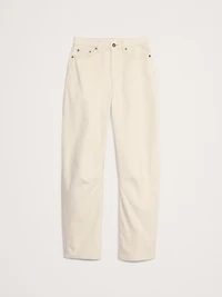 High-Rise Relaxed Barrel Ankle Jean