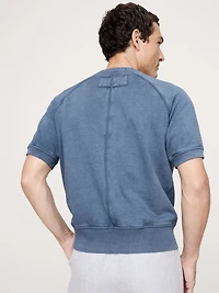 TERRY SHORT-SLEEVE SWEATSHIRT