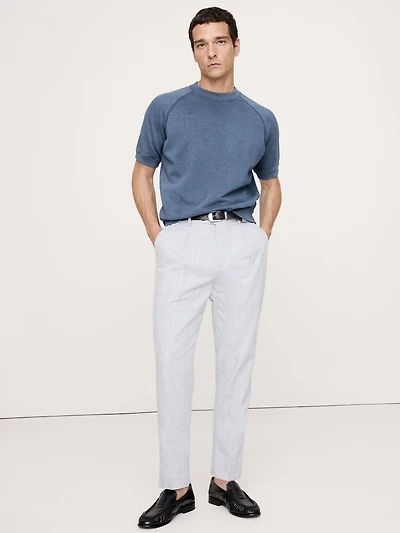 TERRY SHORT-SLEEVE SWEATSHIRT