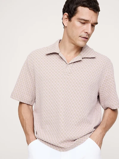 GEO JACQUARD POLO