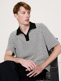 GEO JACQUARD POLO
