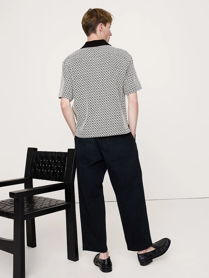 GEO JACQUARD POLO