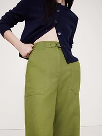 HIGH-RISE WIDE-LEG STUDIO PANT