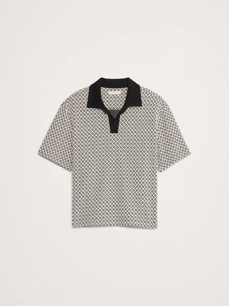 GEO JACQUARD POLO