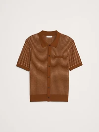 Stripe Cotton Resort Shirt