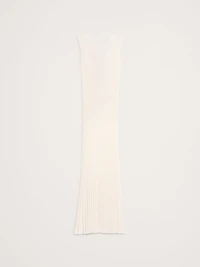 Sculpted Ribbed Backless Maxi Dress