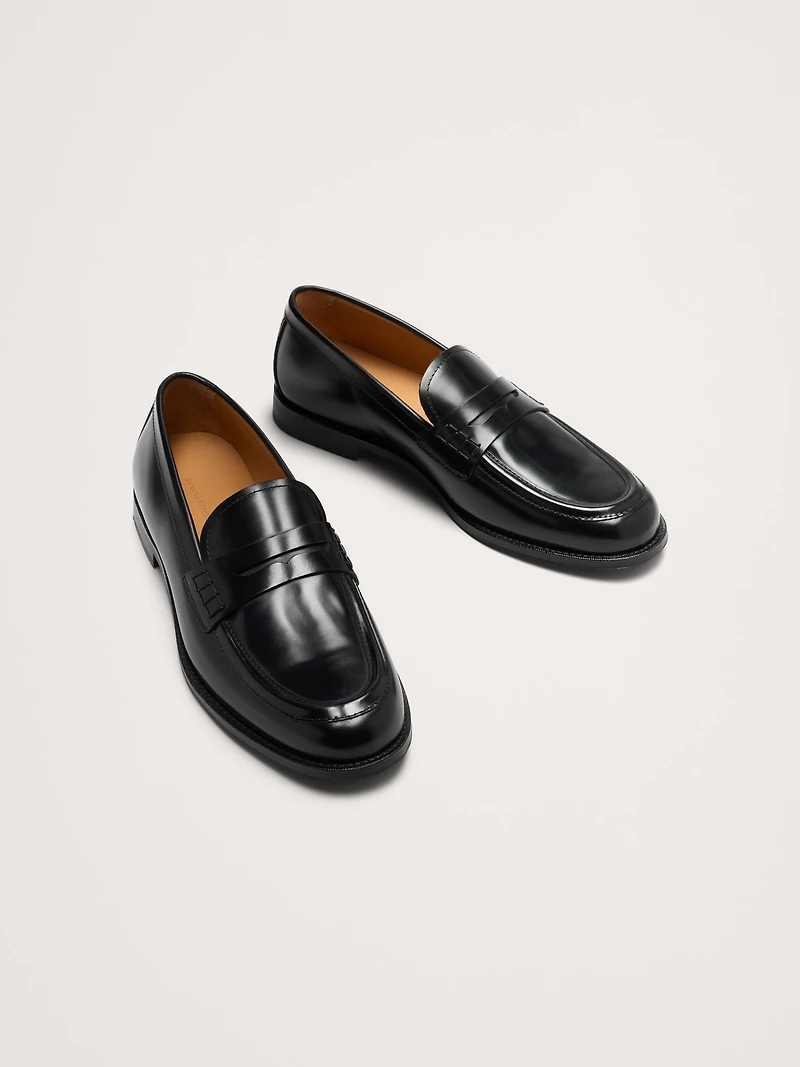 LEATHER PENNY LOAFER