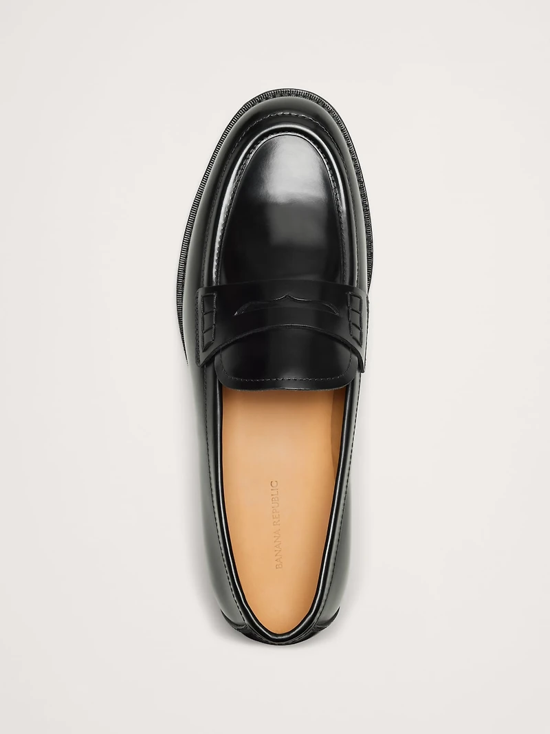 LEATHER PENNY LOAFER