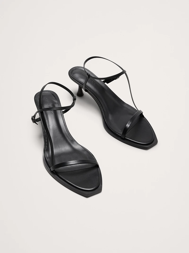 Kitten-Heel Sandal
