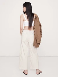 Mid-Rise Relaxed Painter Pull-On Pant