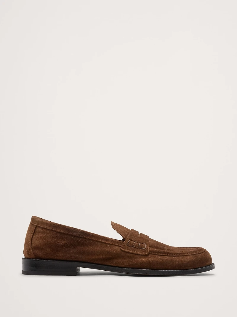 Suede Penny Loafer