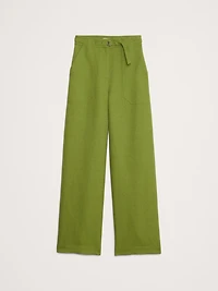 HIGH-RISE WIDE-LEG STUDIO PANT